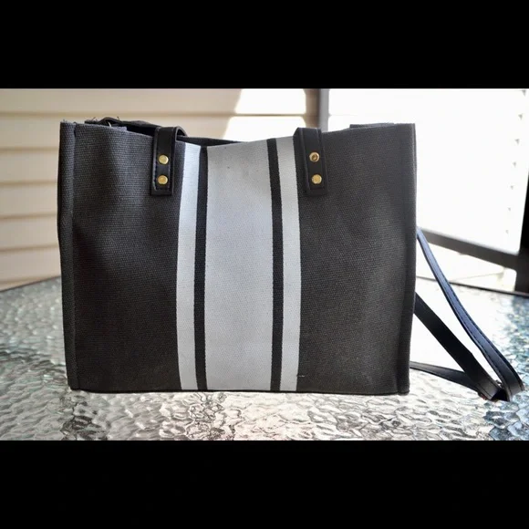 NWT Wknd OnlY  Canvas Crossbody Tote Bags - Picture 4 of 17